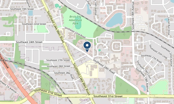 Street map around Regen & Restore at 1305 SE 25th Loop Suite 102, Ocala, FL