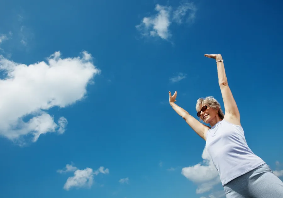 Non-invasive bioenergetic frequency scan reading a patient at a wellness clinic